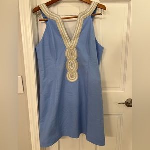 Lilly Pulitzer Blue Peri Valli Shift Dress NWT